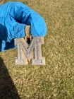 Custom Moissanite Initial Letter Pendant - 925 Sterling Silver - Any Font 