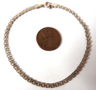 Vintage Italy Milor Ladies  Bracelet Chain 925 Sterling Silver 8  Long 3mm Wide