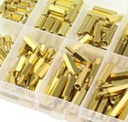 180pcs M2 5 Male Female Hex Brass Spacer Standoff Screw Nut Assortment Kit