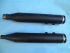 Khrome Werks  4 5  Hp-plus Harley Touring Black Slip On Exhaust Mufflers 202835