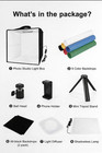 12 x12 x12  Photo Studio Light Box Photography  Desktop Tripod   120 Led cri95  