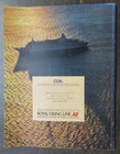 Vintage 1983-1984 Royal Viking Line Cruise Atlas Ocean Liner Brochure Ad Book