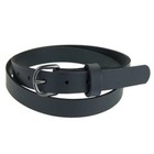 Buffalo Leather Belt For Jeans_1  Wide_matte Black Finish Buckle_amish Handmade