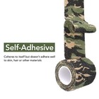 Cohesive Bandage 2    X 5 Yards 6 Rolls Self Adherent Wrap Medical Tape Adhesiv   