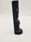 Vtg Tiki Coco Joes Kanaloa 6  Black Lava Green Eyes God Of Long Life Hawaii 70s 