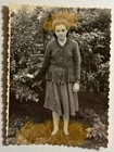 1950s Young Woman Portrait Soviet Vtg Snapshot Photo B w Original Found Old