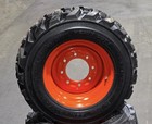 4-hd 10-16 5 Bobcat Oem Skid Steer Tires rims 10 Ply 10x16 5 Bead Guard For Cat