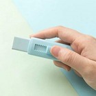 4pcs Sliding Retractable Pencil Eraser Push-pull Rubber Eraser Soft Pastel Color