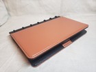 New Circa Smooth Saddle Color Compact Leather Notebook  Discbound Rings Levenger