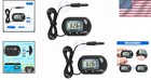 Aquarium Thermometer Set - 2 High Accuracy Units With Easy-to-read Lcd Display