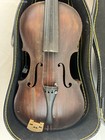 Vintage Antonio Stradivarius Germany Copy Violin For Parts repair   Hard Case