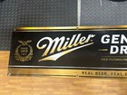 Miller Genuine Draft Banner 72x18 Mgd Beer Bar Sign Man Cave Garage Wall Decor