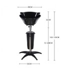 Shampoo Chair Bowl Sink Unit Station Spa Salon Beauty Equipment 55 55 103-139cm