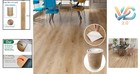 6 Sq ft Wood Peel And Stick Floor Tiles Brown Vinyl Waterproof No Residue