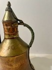 Vintage Middle Eastern Arabic Turkish Hammered Copper Dallah Coffee Pot 15 5   