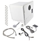 White Rv Tankless Water Heater 42000btu Instant Shower 15x15 In With Controller