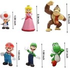 6 Pcs Super Mario Brothers Action Figures Toys  Super Mary Mini Action Figures
