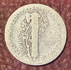 Usa - Silver Mercury Dime 1926 90  Silver - Free Shipping 