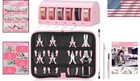Pink Jewelry Pliers Set With Beading Wire Kit     18pcs For Creative Diy Lovers