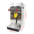 8l Commercial Milk Frother Steamer Full-automatic Boiling Water Frothing Machine