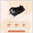 Baby Trend Cb66100s Unisex Black Secure 35 Car Seat Base Compact Ally Infant