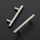 Cabinet Handles  Brushed Nickel 5  Length 3  Hole Center 30 Pack