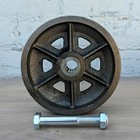 6  V Groove 7 8  Iron Steel Caster Metal Gate Wheel With Optional Box