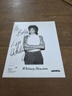 Whitney Houston Signed Autograph Arista Records 8x10 Promo Photo Rare      