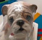 New Sandicast English Bulldog Puppy Life Size Statue Dog Animal Vintage Rare 13 