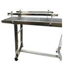 110v 82 6x11 8  Pvc Belt Conveyor Industrial Transport Machine Double Guardrails