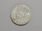 1965 Canadian Silver Dollar Uncirculated  Almost Bu   80   Silver