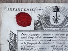 French Army Military Discharge  Regiment Of Flanders  1779   Rare Original Doc