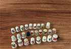 Lot Of 28 Vintage Ceramic Porcelain Thimbles Thimble Floral Scenery Flag Wood