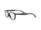 Ray-ban Rb 1586 3773 Black   Green Eyeglasses Frames 49-16-130 Authentic