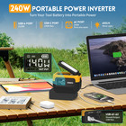 240w Pure Sine Wave Inverter For Dewalt 20v Max Battery Portable Camping Station
