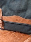 Vintage Apple Briefcase  Mac Laptop Computer Messenger Bag Green Canvas