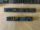 Antique Letterpress Wood Type Hamilton Alphabet Letters Font Blocks  10 Lines 