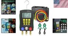 Digital Hvac Manifold Gauge Set R22 R134a R410a Refrigerant Testing Kit