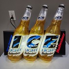 Vintage 1994 Budweiser Ice Light Draft Beer Wall Lighted Sign 20 x17    read 