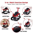 5 In 1 Baby Walker Foldable Design W  Music   Wheels For Infant Boys Girls