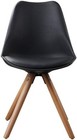 2 Set Of Mid Century Modern Dsw Dining Chairs Armless Side Wood Leg Soft Padded