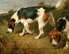 Hound Dog Classics Oil Painting Wall Art Giclee Printed On Canvas P2297