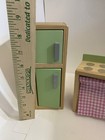 Wood Dollhouse Furniture Kitchen Combo  Barbie Sized  See Measurements