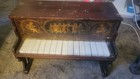 Rare Antique Schoenhut 15 Key Piano Child s Doll Toy Piano Cherub 1800 s