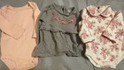 Bundle Of Baby Girls Clothes Bodysuits Long Sleeves   Pants  0-6 Months