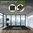 24pcs Interlocking Eva Foam Puzzle Mat Gym Home Exercise Flooring Tiles 96 Sq Ft