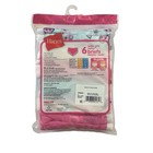 Hanes Tagless   Toddler Girls 100  Cotton Briefs Size 4t 5t 6-pack Hearts Flowers