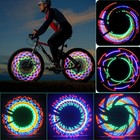 2pcs 32 Led Flashing Colorful Bicycle Cycling Wheel Spoke Signal Light For Bike