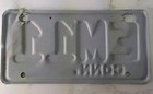 Vintage 1967 Connecticut License Plate Em11