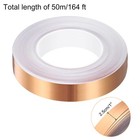 2pcs Floor Tiles Rose Gold Foil Lines Metallic Mirror Tape 0 98 x164 Ft